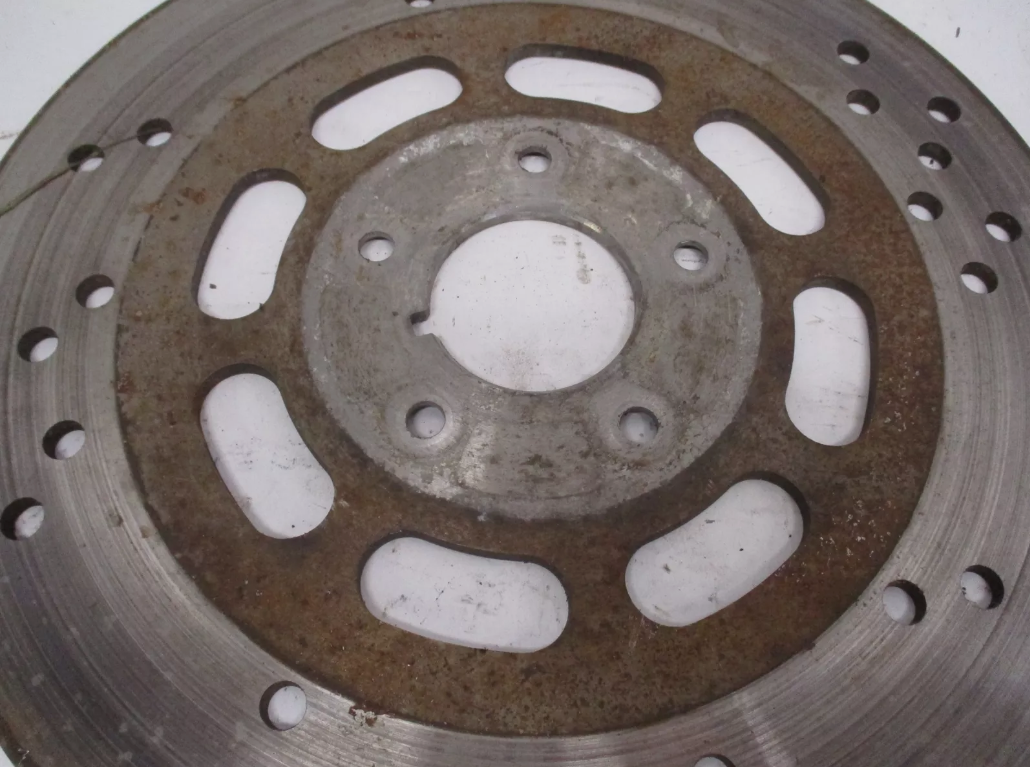 Wheel front wheel assembly w brake disk